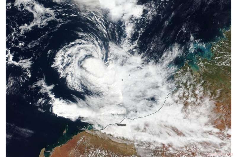 NASA‑NOAA Satellite Captures Formation of Tropical Storm 21S in Southern Indian Ocean