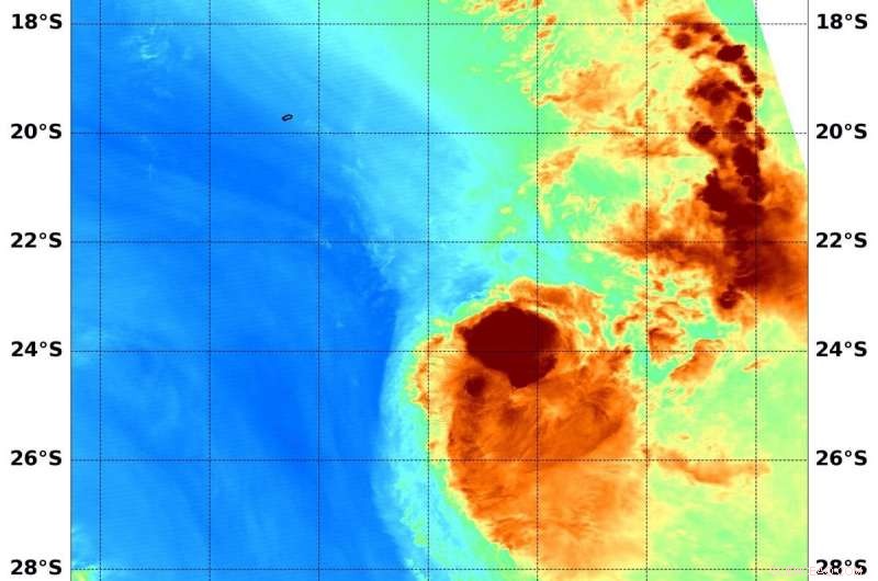 NASA Analyzes Water Vapor Levels in Tropical Cyclone Herold