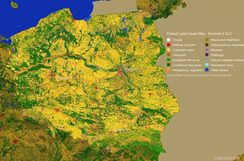 Comprehensive Cloud-Based Land‑Cover Maps of Europe