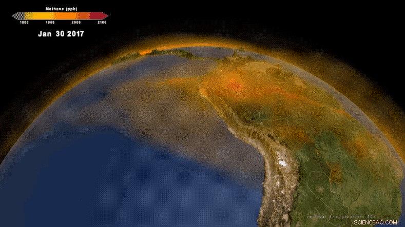 NASA s 3D Methane Map Reveals Global Emission Sources