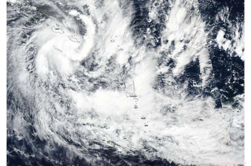 NASA-NOAA Satellite Captures Development of Tropical Cyclone Harold Near Solomon Islands