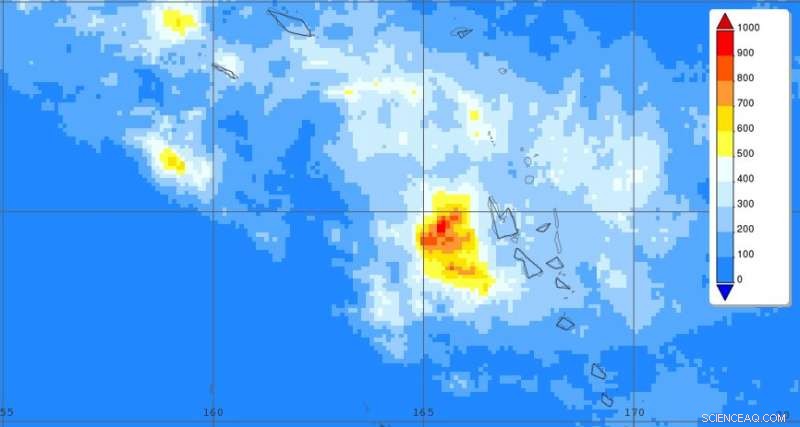 NASA Records Heavy Rainfall in Powerful Cyclone Harold