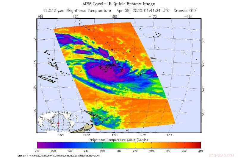 NASA Monitors Tropical Cyclone Harold’s Heavy Rainfall with Advanced Satellite Imaging