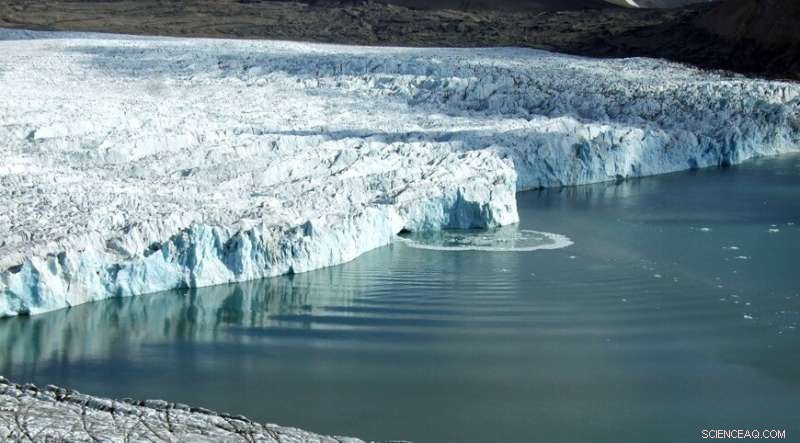 Scientists Deploy Underwater Microphones to Monitor Calving of an Arctic Glacier