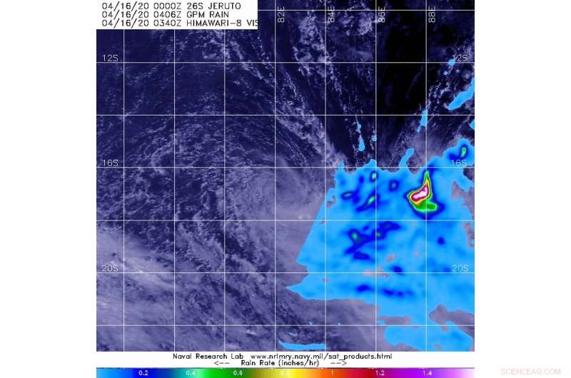 NASA Reveals Displaced Rainfall Patterns in Tropical Storm Jeruto