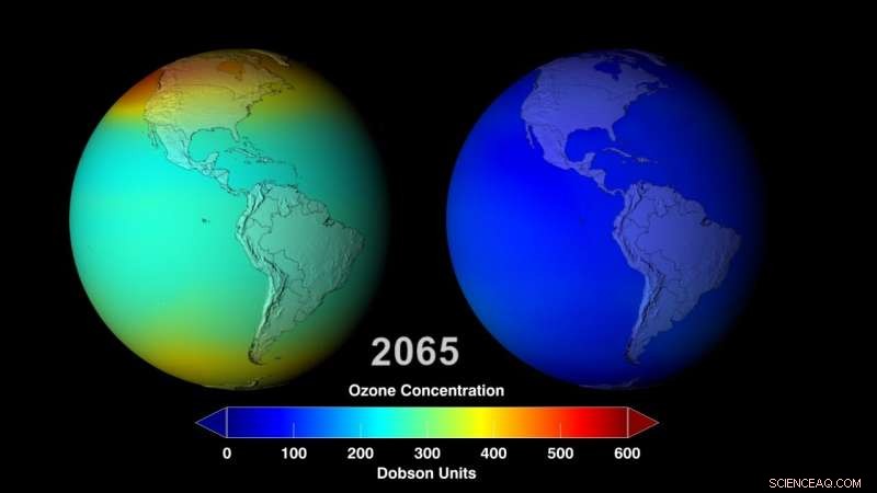 NASA Data Tracks Rapid Recovery of Ozone Holes