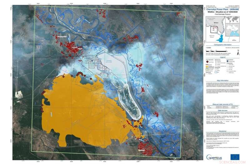 Satellite Mapping of Chernobyl Wildfires: Real-Time Thermal Analysis