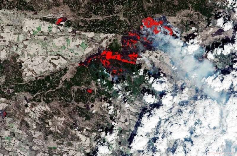 Satellite Mapping of Chernobyl Wildfires: Real-Time Thermal Analysis