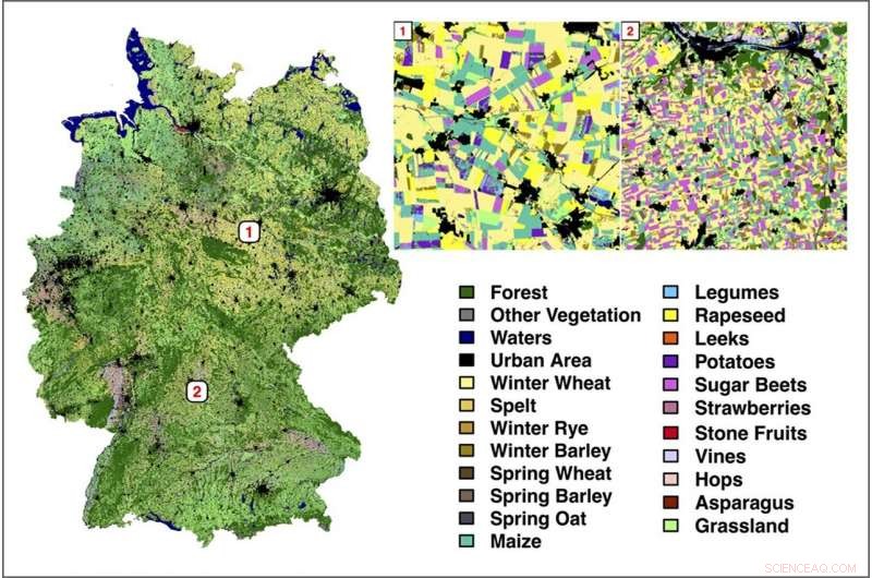 Using Machine Learning to Precisely Identify Crop Types from Satellite Data