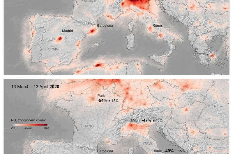 When People Stay Home, Earth s Environment Improves: Cleaner Air & Wilder Nature