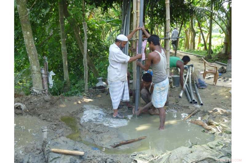 Clay Layers and Remote Pumping Drive Arsenic Contamination of Bangladesh Groundwater
