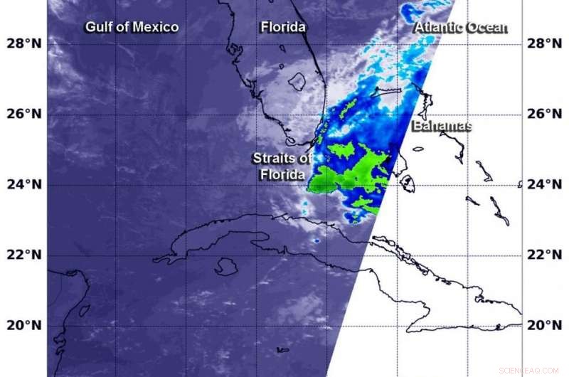 NASA Monitors Developing Storm System 90L in Straits of Florida