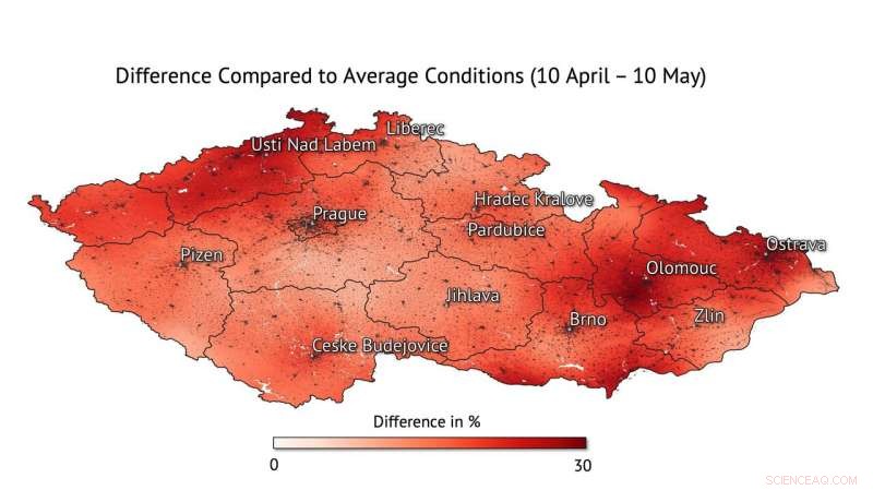 Czech Republic Drought Detected from Space: Satellite Data Reveals Critical Soil Dryness
