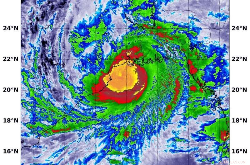 NASA Satellites Track Typhoon Amphan Ahead of Landfall