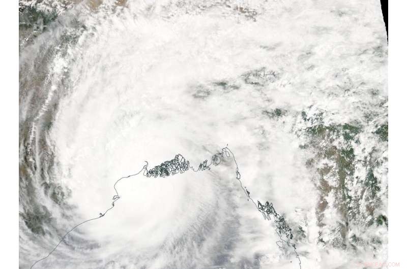 NASA Satellites Track Typhoon Amphan Ahead of Landfall