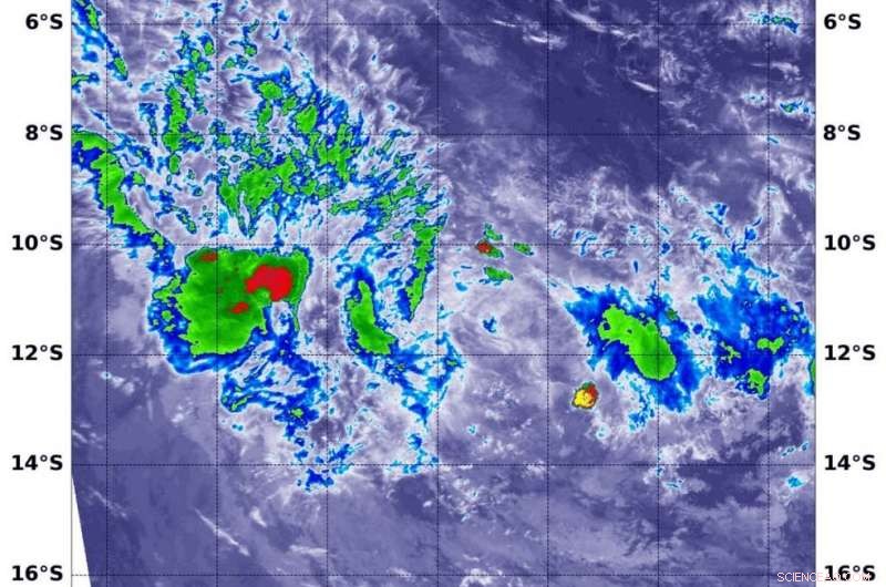 NASA Uses Infrared Imaging to Study Tropical Storm Mangga
