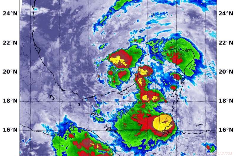 NASA Analyzes Emerging Gulf of Mexico Tropical Depression and Its Potential Impact