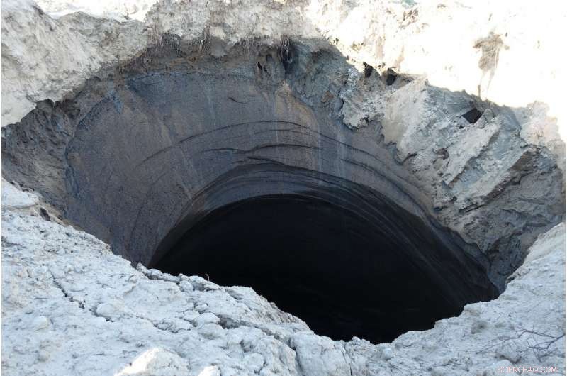Scientists Probe Methane Explosion Behind Russia s Massive Permafrost Crater