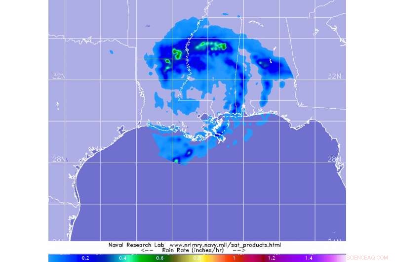 NASA Quantifies Heavy Precipitation from Tropical Depression Cristobal