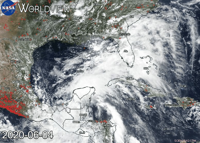 NASA Quantifies Heavy Precipitation from Tropical Depression Cristobal