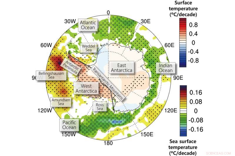 New Research Explains West Antarctica’s Accelerated Warming Compared to the East
