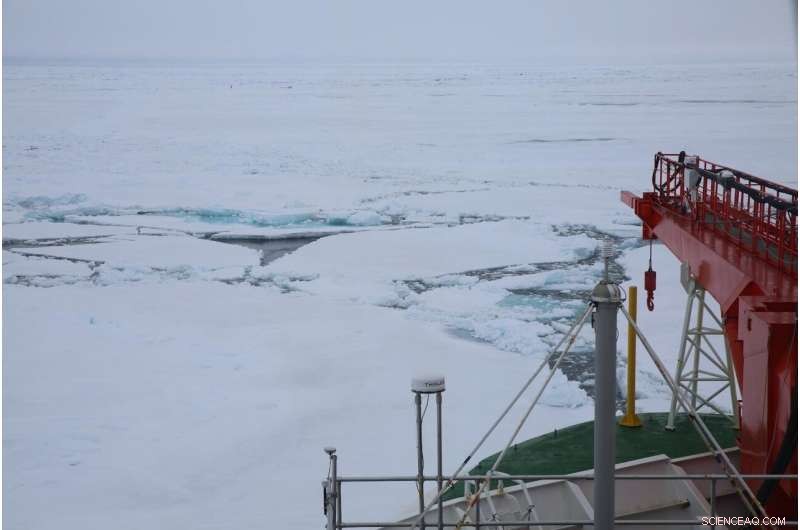 German Research Vessel Polarstern Rejoins MOSAiC Ice Floe