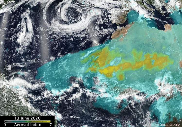 NASA Detects Massive Saharan Dust Plume Spanning the Atlantic Ocean