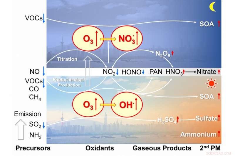 COVID-19 Lockdowns in China: Reduced Emissions Yet Heightened Secondary Haze