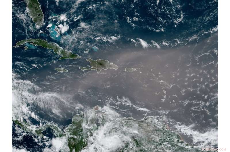 Sahara Dust Swirls Over Caribbean, Threatening Air Quality
