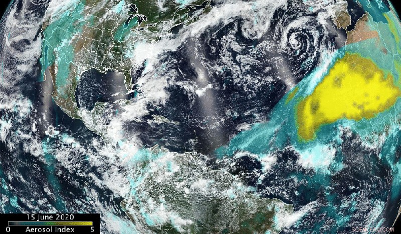 Suomi NPP Satellite Maps Saharan Dust Blanket Across the Atlantic