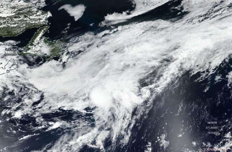 NASA NOAA Satellites Reveal Cyclone Edouard Has Become Post‑Tropical