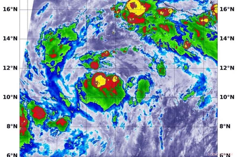 NASA Detects Intense Thunderstorms Around Tropical Storm Cristina’s Core