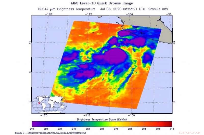 NASA Tracks Storm Wrap Around Tropical Cyclone Cristina