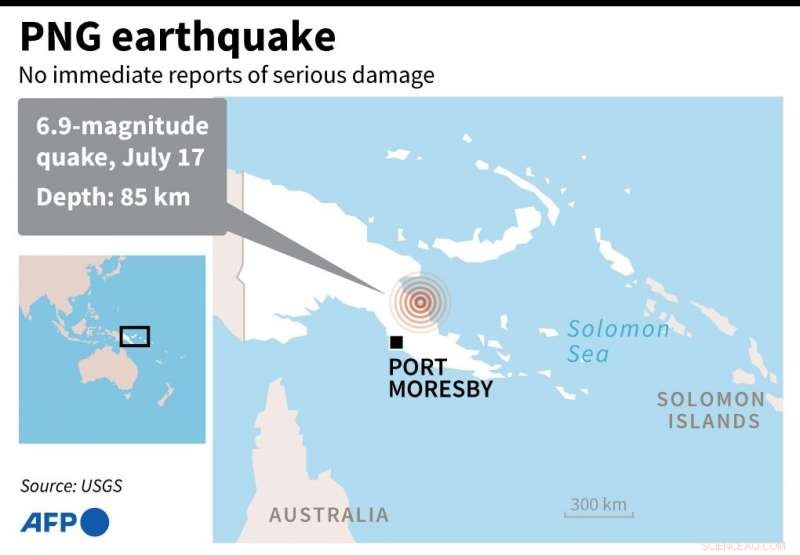 6.9-Magnitude Earthquake Strikes Eastern Papua New Guinea, Shaking the Nation