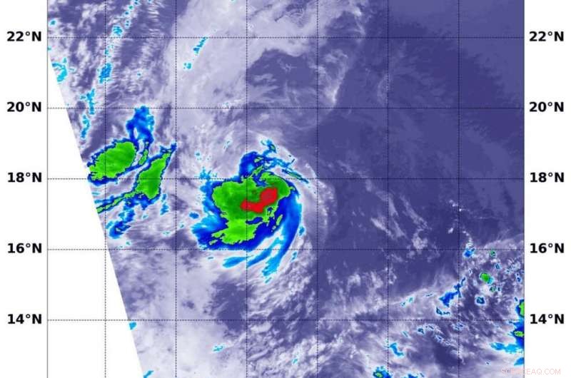 NASA Examines Eastern Pacific Tropical Depression 7E Using Satellite Data
