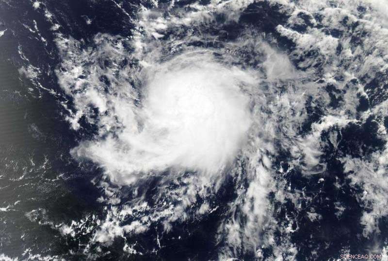 NASA Uses Aqua Satellite to Track Structural Changes in Tropical Storm Gonzalo