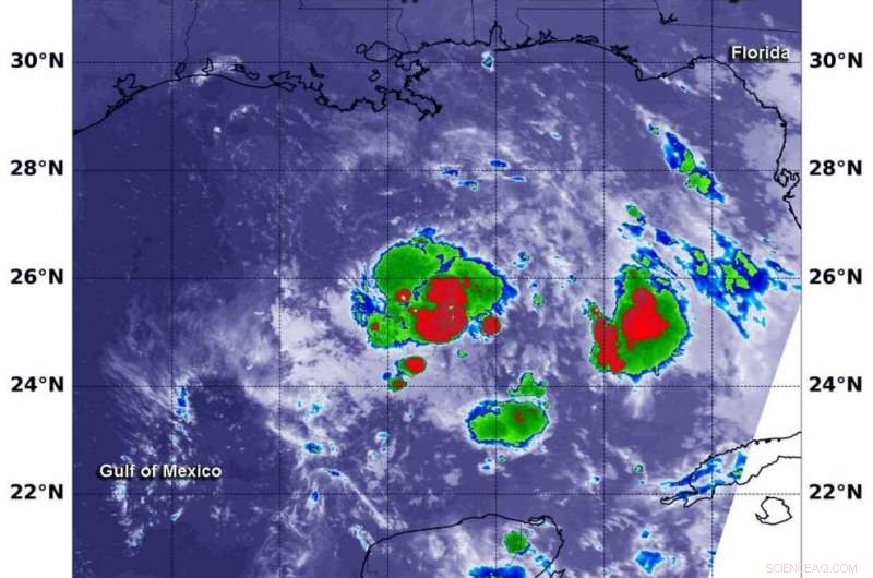NASA Detects Intensifying Gulf Tropical Depression 8