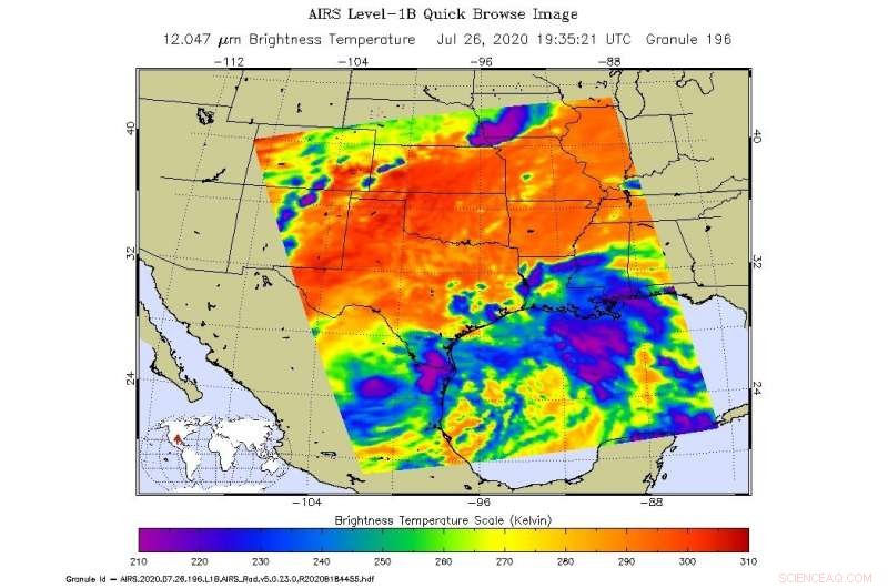NASA Tracks Hurricane Hanna’s Path into Mexico via Aqua Satellite