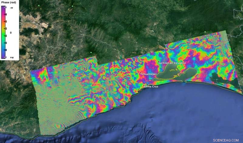 Satellite Mapping of the Oaxaca Earthquake: Surface Displacement Analysis