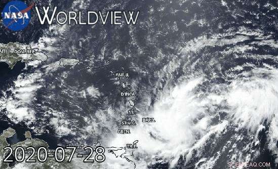 NASA‑NOAA Satellite Monitors Tropical Storm Isaias: Development, Path, and Impact