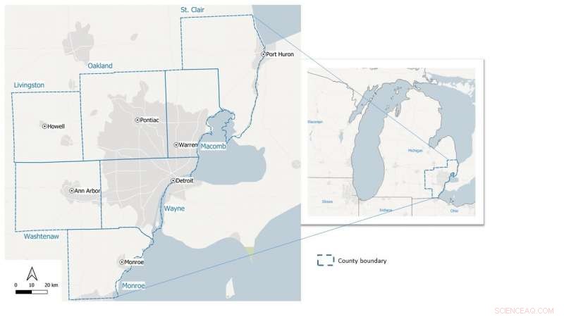 Southeast Michigan Sees Rising Tree Cover and Urban Sprawl Over 30 Years: A Study on Fragmented Forests