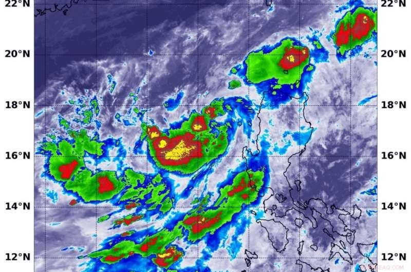 NASA Detects Powerful Thunderstorms in Developing Tropical Storm Mekkhala