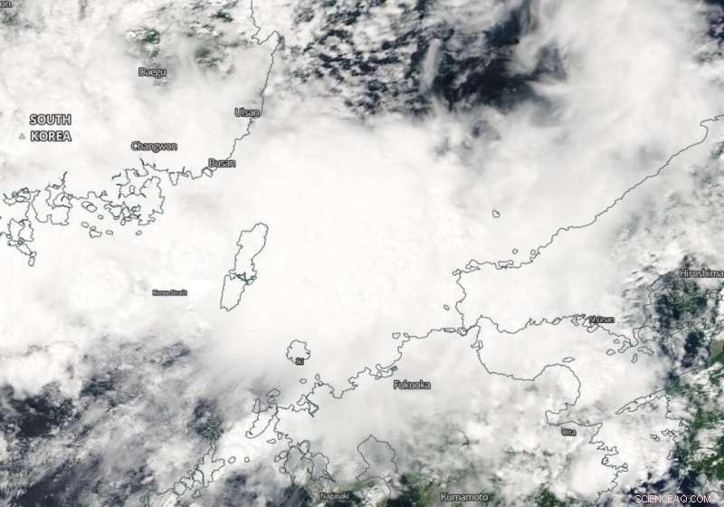 NASA’s Aqua Satellite Captures Extra‑Tropical Storm Jangmi in the Sea of Japan