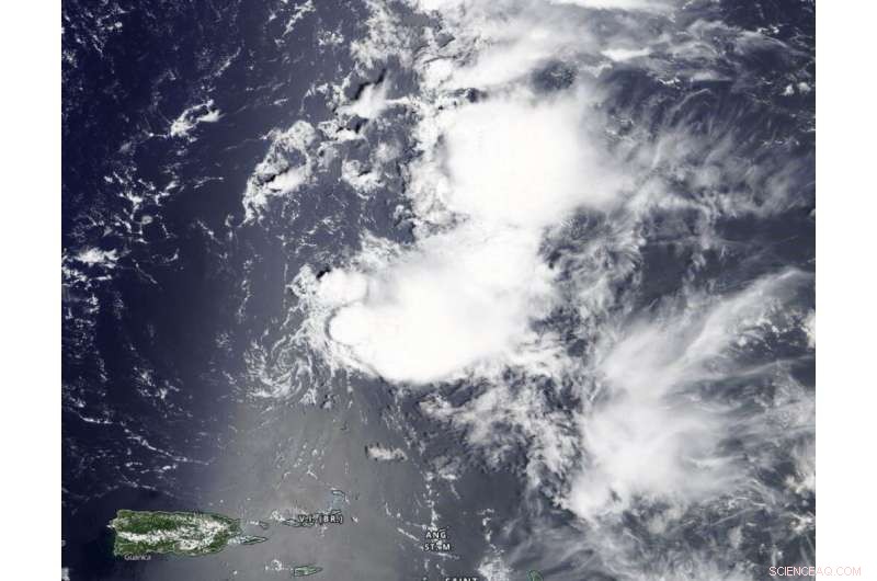 NASA Satellite Images Reveal Former Tropical Storm Josephine Has Dissipated into a Trough
