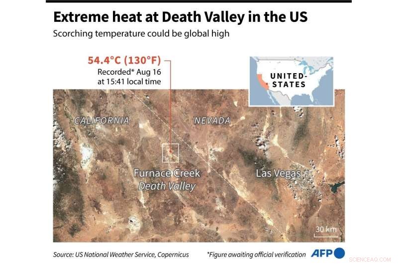 Record 130°F in Death Valley: Possible Highest Temperature Ever Recorded