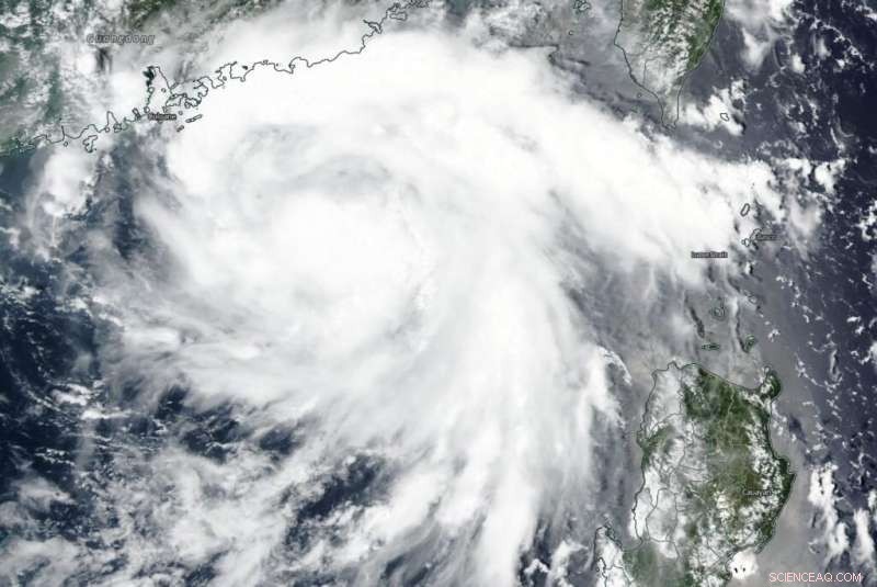 NASA’s Suomi NPP Satellite Captures Tropical Storm Higos Landfall in Guangdong