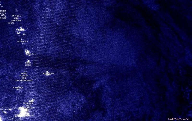 NASA Satellite Captures Nighttime Formation of Tropical Storm Laura