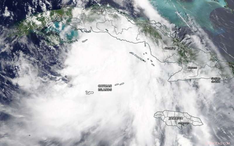 NASA Satellite Tracks Tropical Storm Laura Over Cuba and the Caribbean