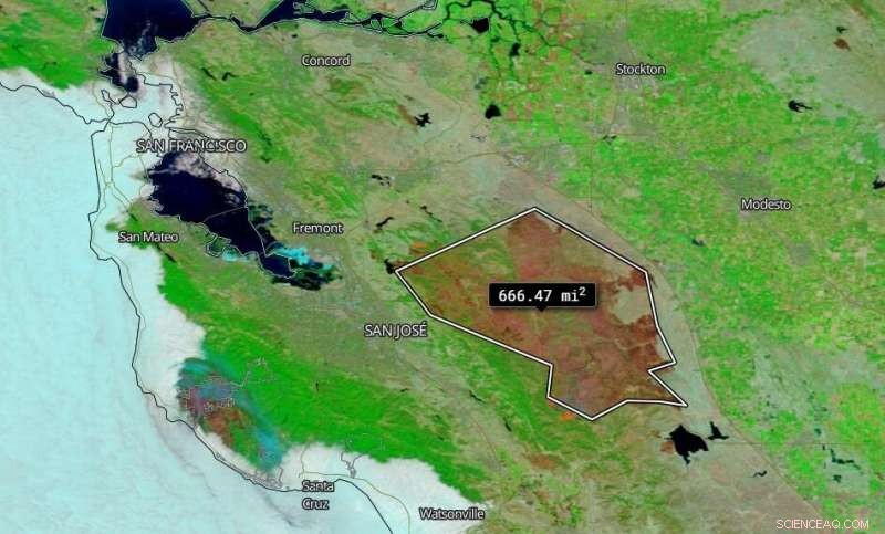 NASA’s Terra Satellite Highlights Burn Scars from California’s Largest Fires