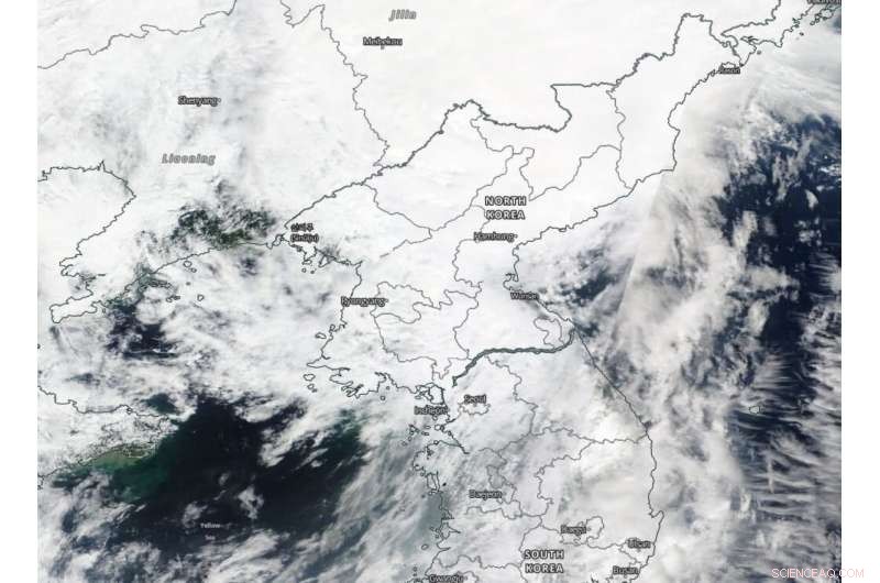 NASA’s Terra Satellite Tracks the Dissipation of Tropical Storm Bavi
